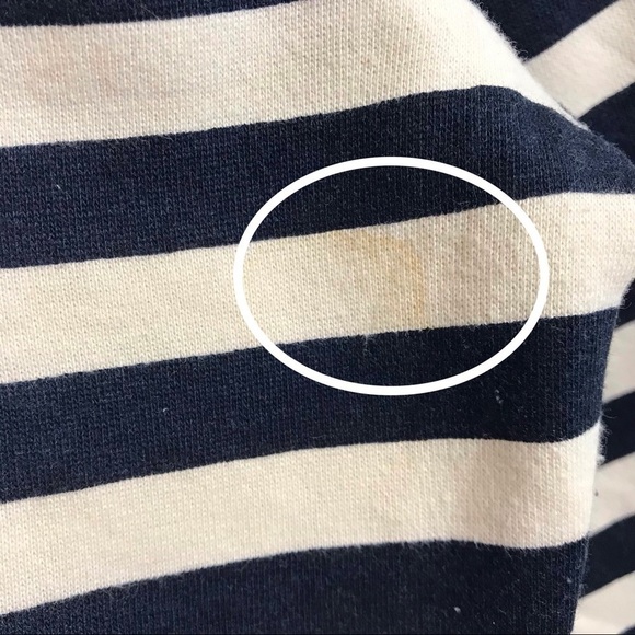 Altar’d State Navy Cream Stripe Lace Scalloped - Picture 8 of 8